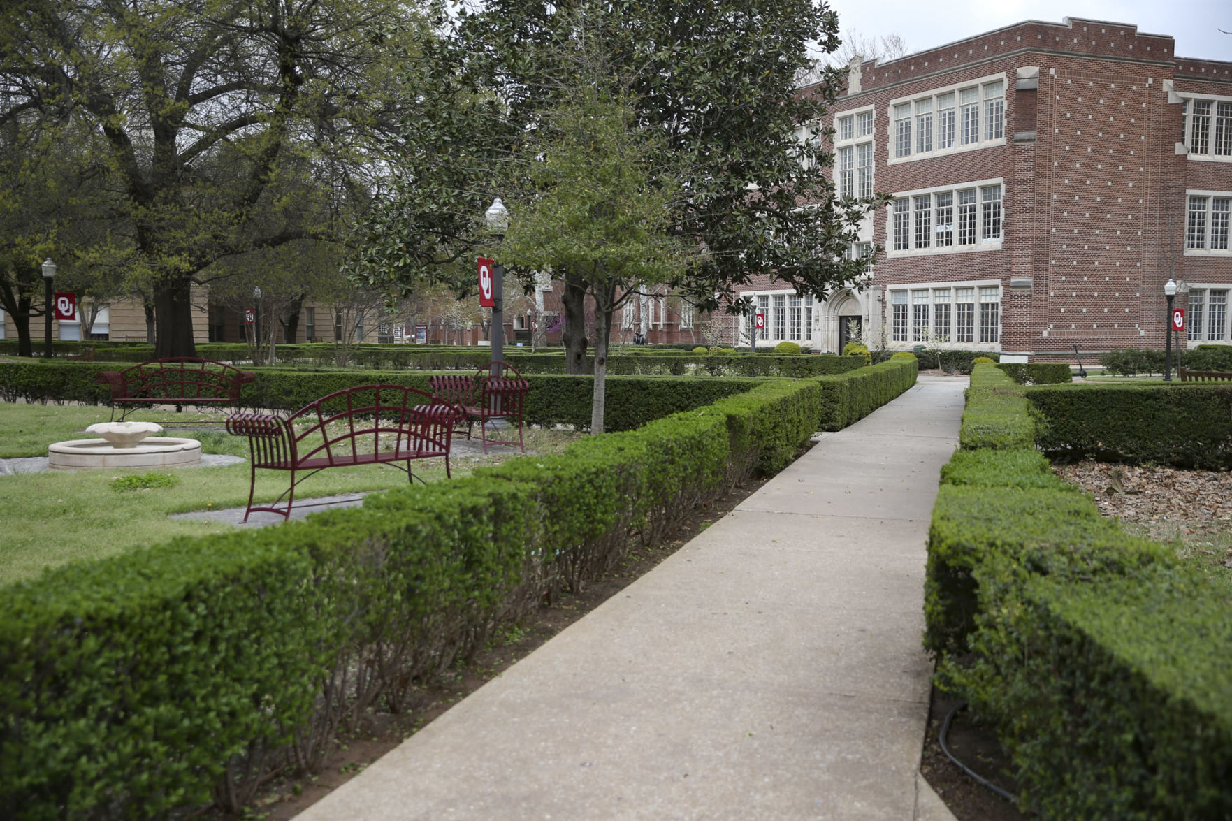 Empty campus